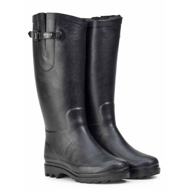 Aigle Aiglentine® FUR Lined Boot, Noir, 88829