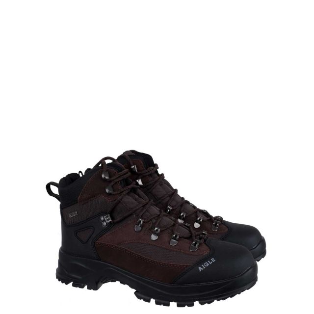 Aigle Men's Huntshaw 2 MTD Ankle Boot, Dark Brown, T3592